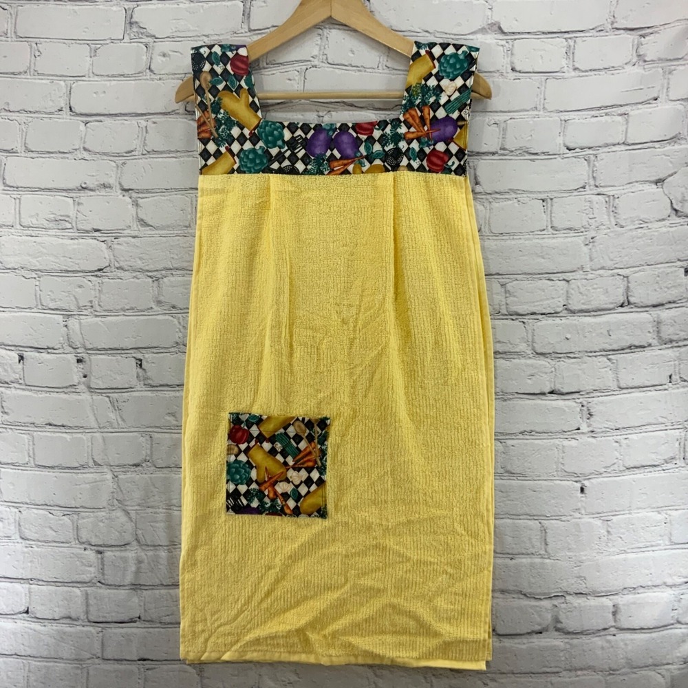 Apron Handmade Drape Open Side Cover Up One Size